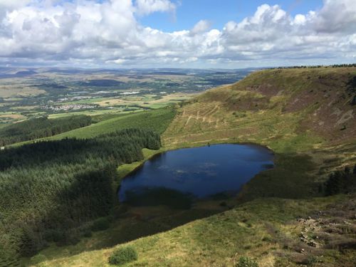 Golygfa o Llyn Fach